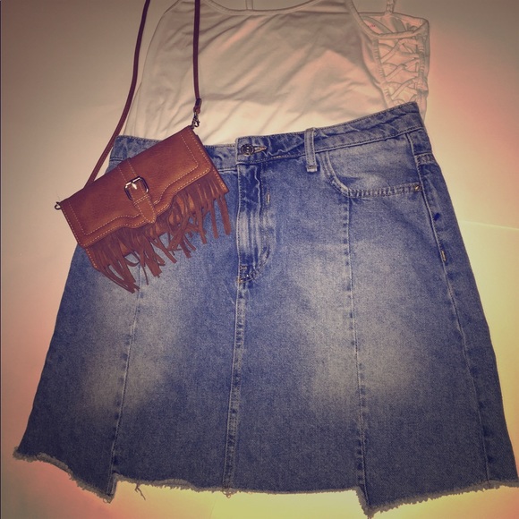 Vintage Denim Skirt - Picture 1 of 4